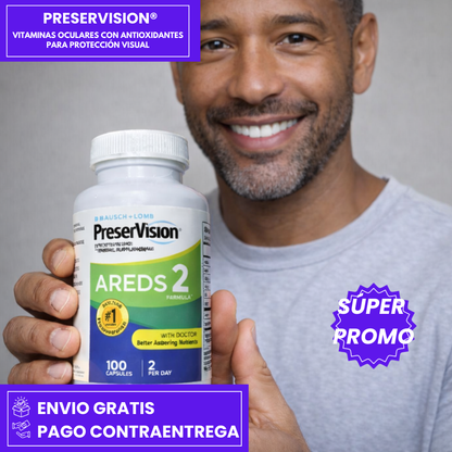 PRESERVISION: VITAMINAS OCULARES CON ANTIOXIDANTES PARA PROTECCION VISUAL