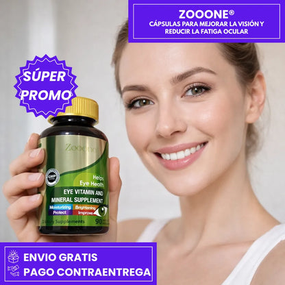 ZOOONE: CÁPSULAS PARA MEJORAR LA VISIÓN Y REDUCIR LA FATIGA OCULAR