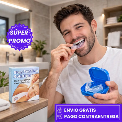 SILENCE PRO: PROTECTOR BUCAL MOLDEABLE QUE REDUCE RONQUIDOS Y MEJORA TU DESCANSO