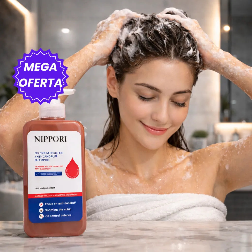 SHAMPOO NIPPORI: SHAMPOO QUE ELIMINA LA CASPA Y CALMA LA PICAZÓN.