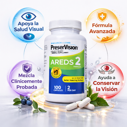 PRESERVISION: VITAMINAS OCULARES CON ANTIOXIDANTES PARA PROTECCION VISUAL