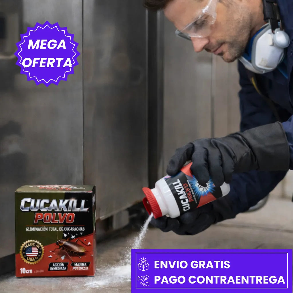 CUCAKILL® – INSECTICIDA EN POLVO EXTRA FUERTE