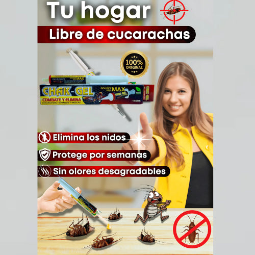 FULMITEX CHAK® EXTERMINADOR DE CUCARACHAS Y HORMIGAS🪳+ ENVÍO GRATIS