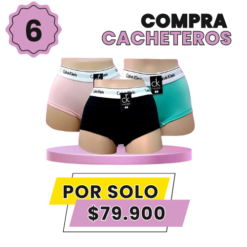 PACKS CACHETEROS ALGODÓN LICRADO CK™