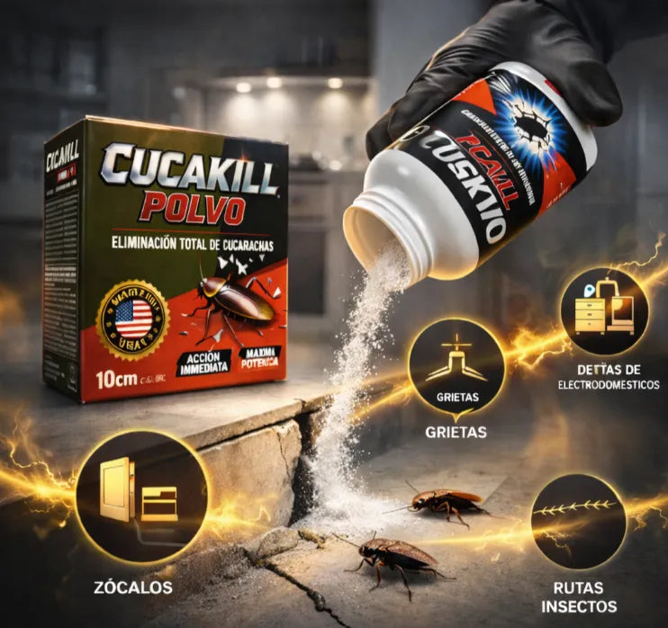 CUCAKILL® – INSECTICIDA EN POLVO EXTRA FUERTE