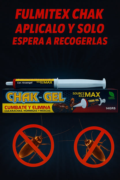 FULMITEX CHAK® EXTERMINADOR DE CUCARACHAS Y HORMIGAS🪳+ ENVÍO GRATIS