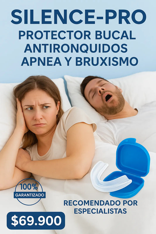 SILENCE PRO ® ANTIRRONQUIDOS, BRUXISMO Y APNEA