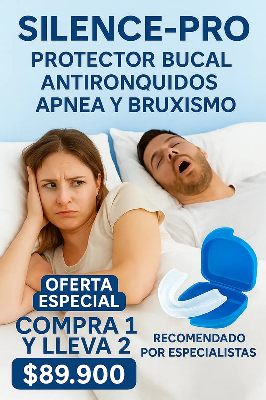 SILENCE PRO ® ANTIRRONQUIDOS, BRUXISMO Y APNEA