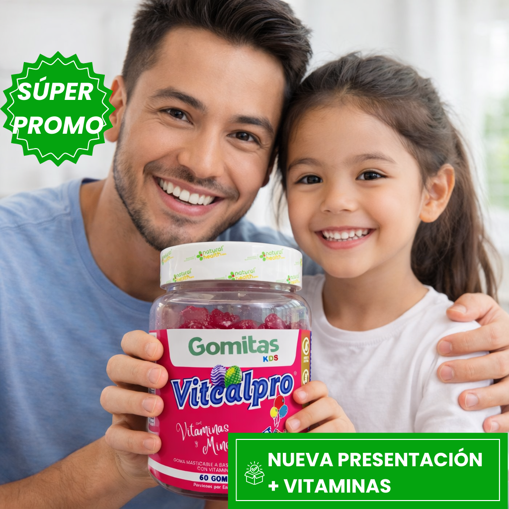 GOMITAS BIOKIDS®  VITCALPRO: APOYAN EL DESARROLLO INFANTIL Y FORTALECEN LAS DEFENSAS