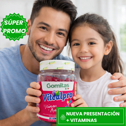 GOMITAS BIOKIDS®  VITCALPRO: APOYAN EL DESARROLLO INFANTIL Y FORTALECEN LAS DEFENSAS