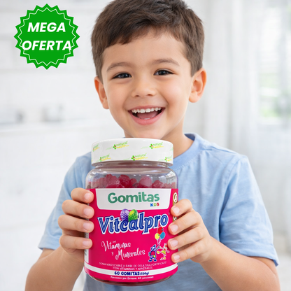 GOMITAS BIOKIDS®  VITCALPRO: APOYAN EL DESARROLLO INFANTIL Y FORTALECEN LAS DEFENSAS