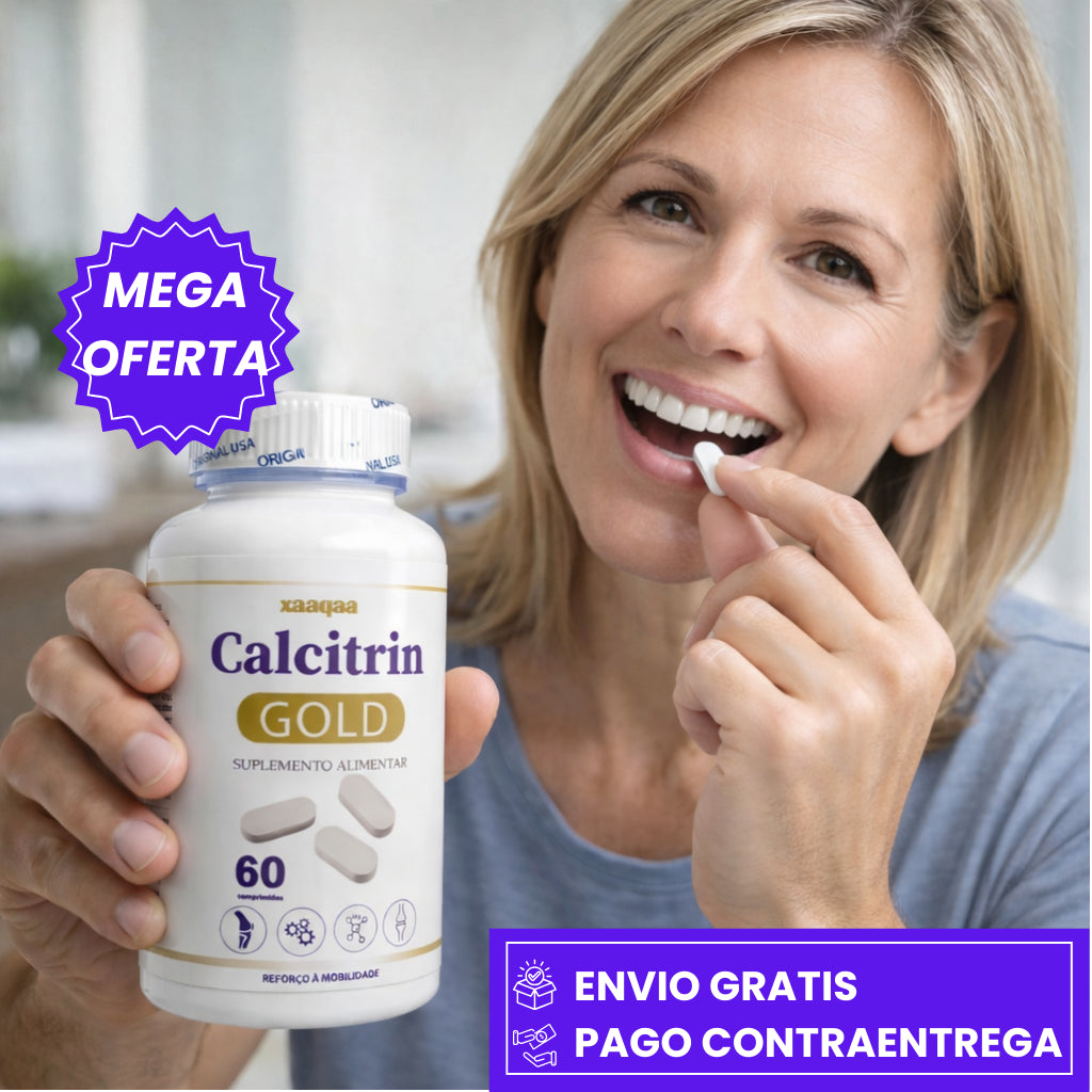 CALCITRIN GOLD: Refuerzo Óseo y Articular para Mejorar la Movilidad Diaria.