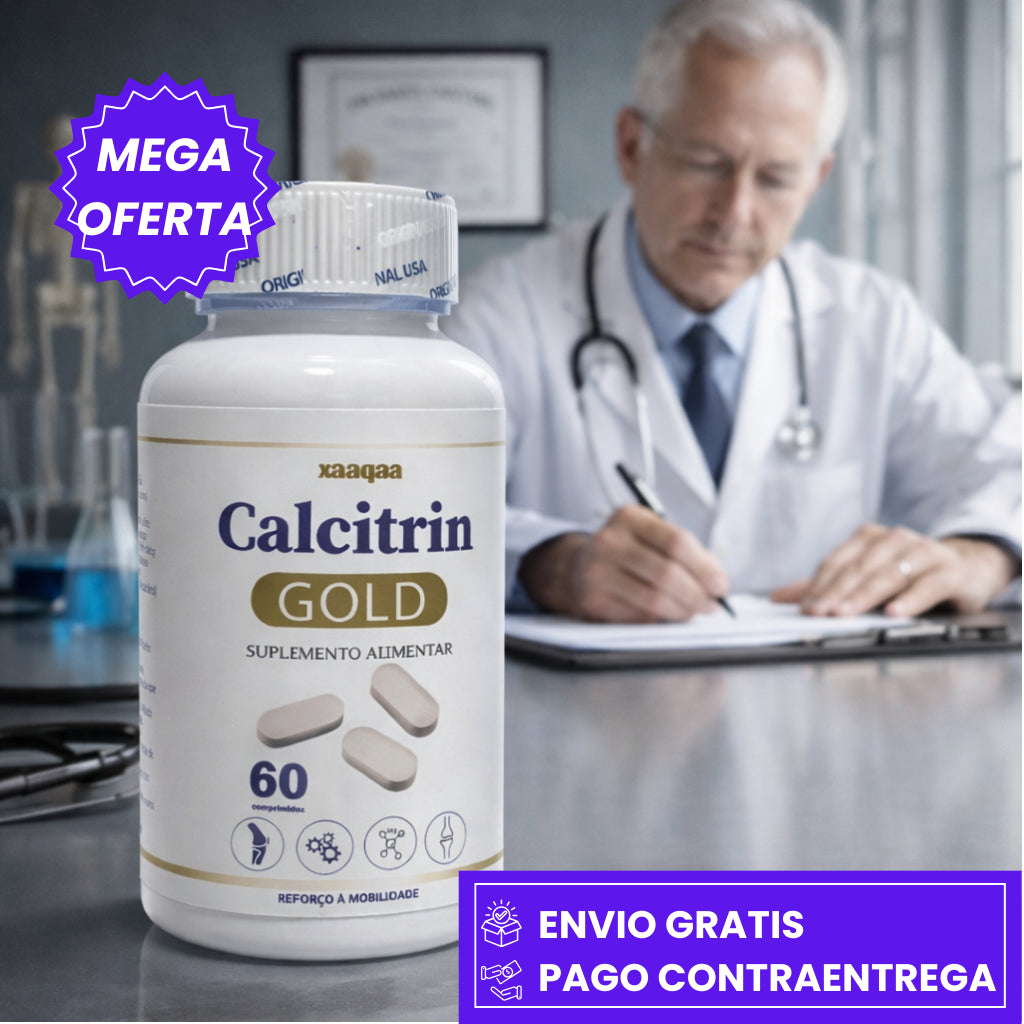 CALCITRIN GOLD: Refuerzo Óseo y Articular para Mejorar la Movilidad Diaria.