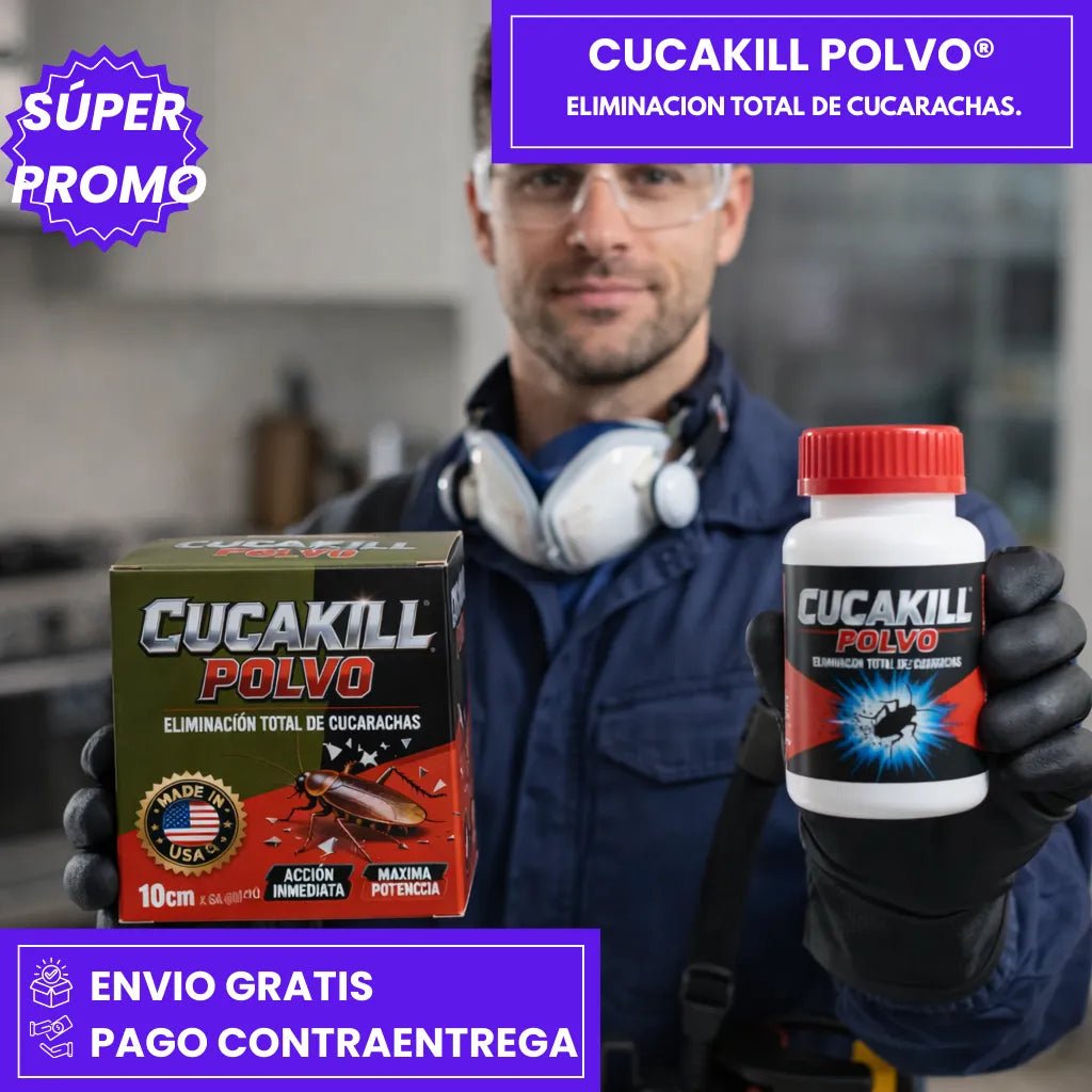 CUCAKILL® – INSECTICIDA EN POLVO EXTRA FUERTE