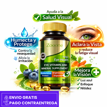 ZOOONE: CÁPSULAS PARA MEJORAR LA VISIÓN Y REDUCIR LA FATIGA OCULAR