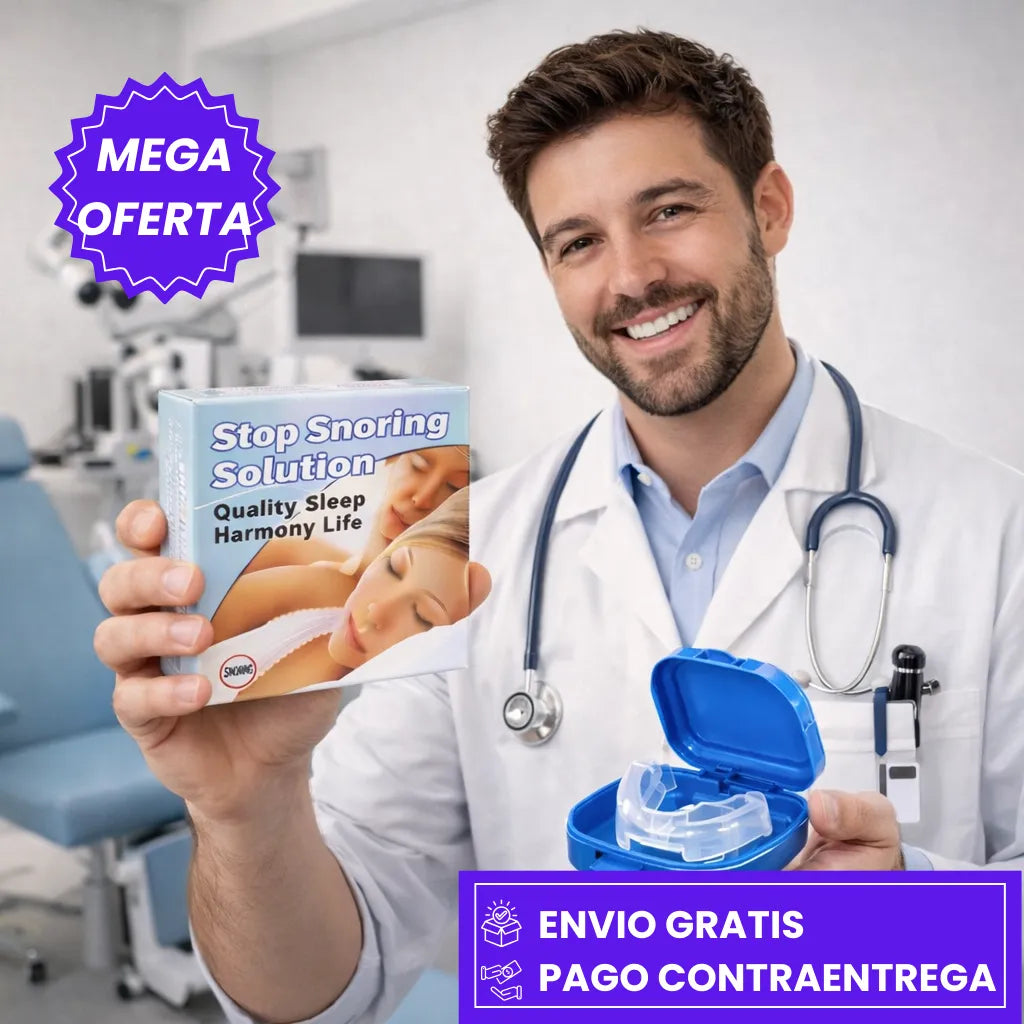 SILENCE PRO: PROTECTOR BUCAL MOLDEABLE QUE REDUCE RONQUIDOS Y MEJORA TU DESCANSO